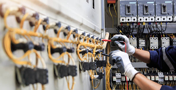 Professional Electrician technician working in Plymouth, IN